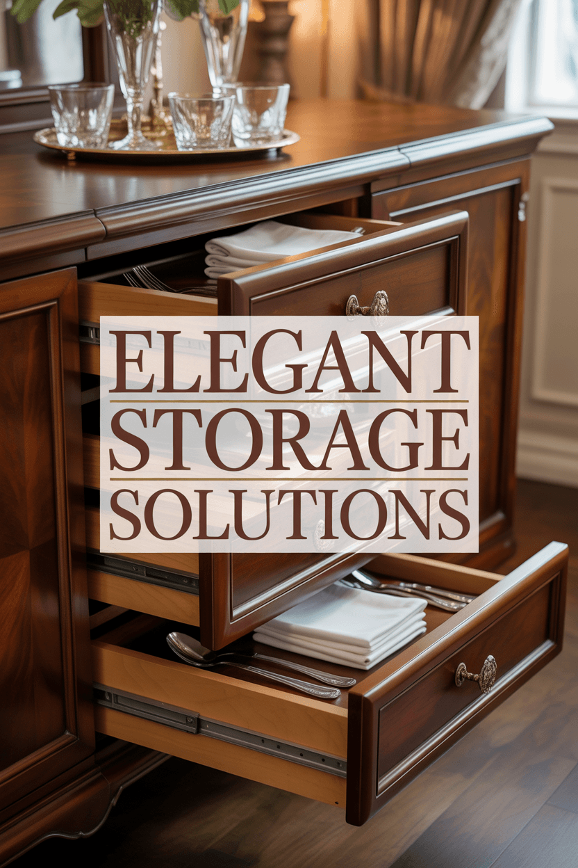 Complementing Your Set with Storage Pieces