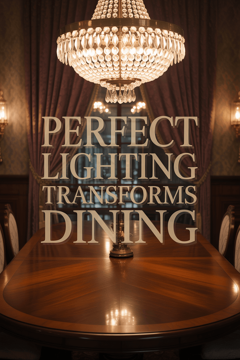 Illuminating Your Formal Dining Area