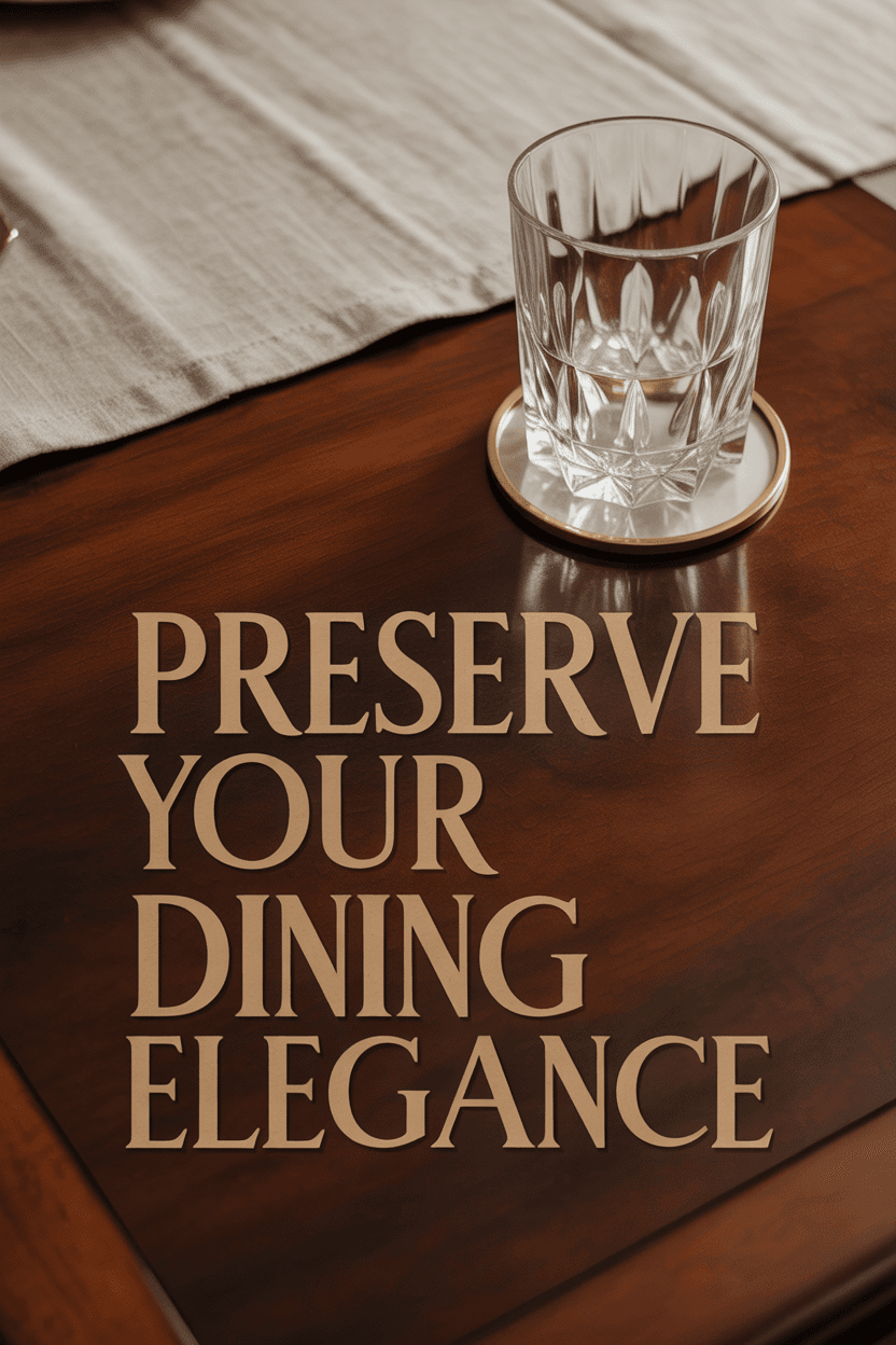 Maintaining Your Fine Dining Furniture