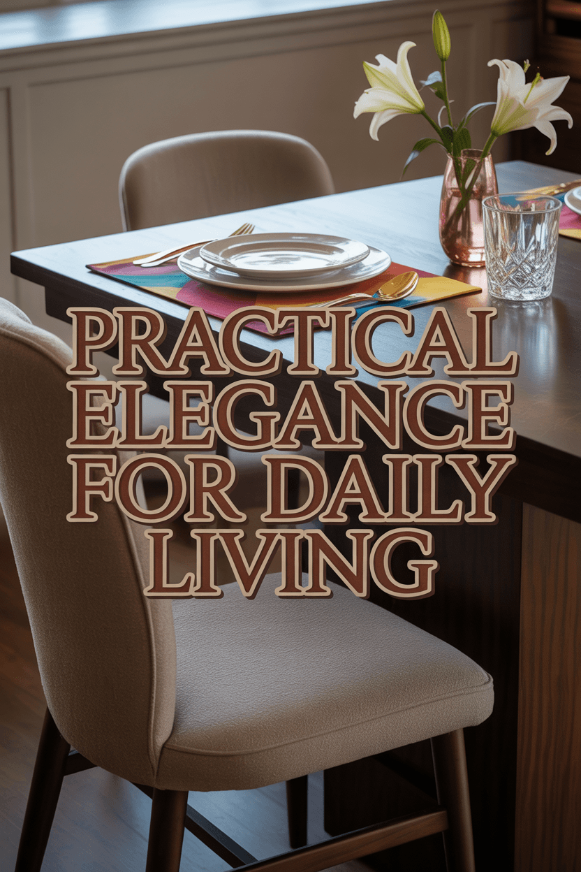 Balancing Elegance with Everyday Practicality