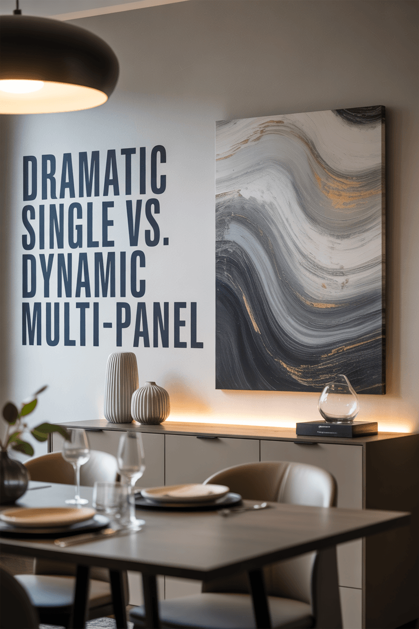 One Large Canvas or a Gallery Wall? Which Layout is Right for You?
