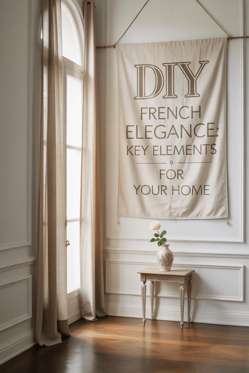 French tips: 10 elegant design ideas that never go out of style 6 Essential DIY Elements for an Authentic French-Inspired Home