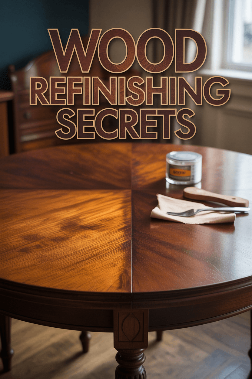From drab to fab: reviving your dining room set on a budget 5 Mastering Wood Refinishing