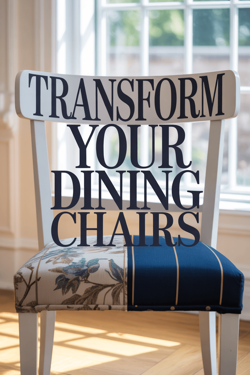 From drab to fab: reviving your dining room set on a budget 6 Revitalizing Dining Chairs