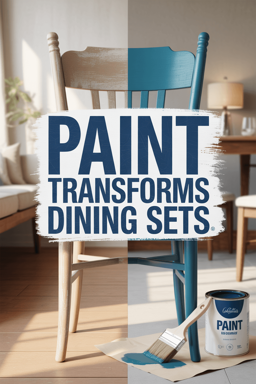 From drab to fab: reviving your dining room set on a budget 7 Applying Modern Paint Techniques