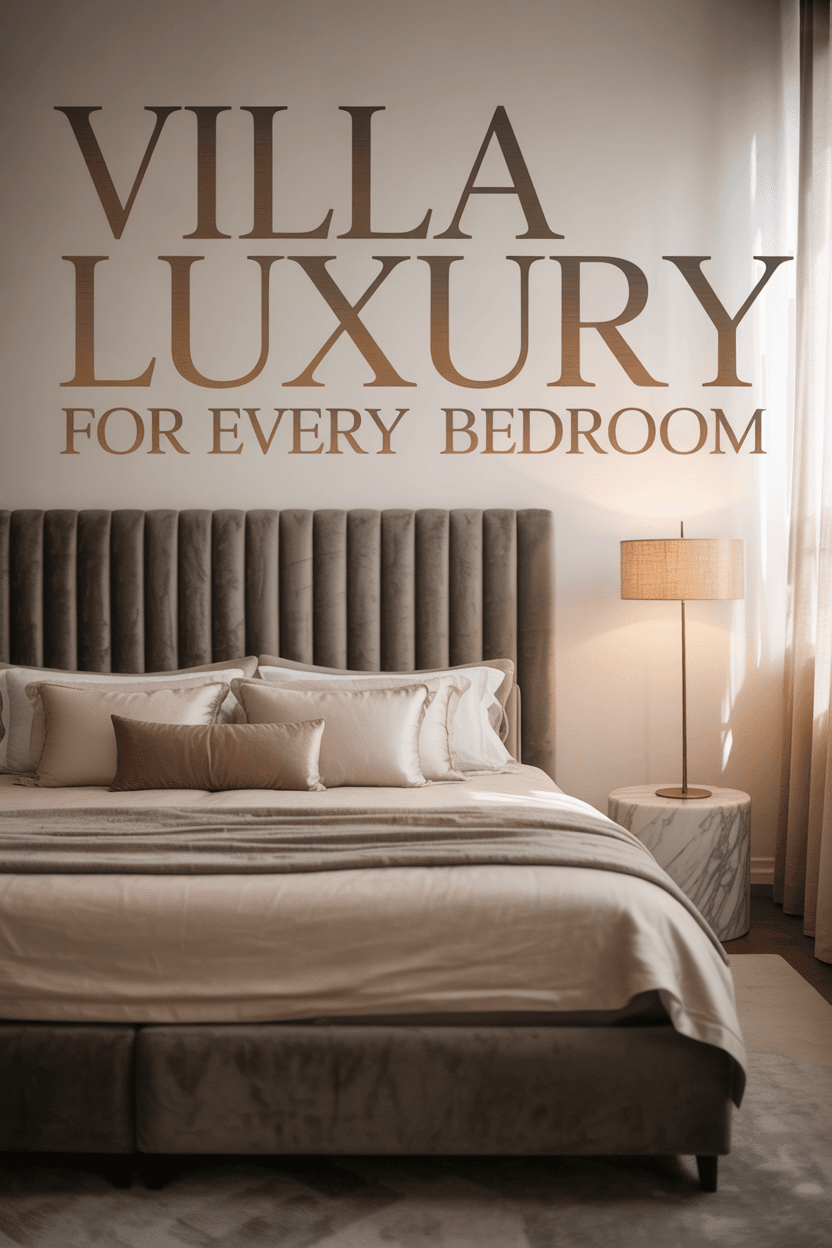 From Plain to Palace: Interoluxe Villa Luxury Beds Elevate Your Bedroom