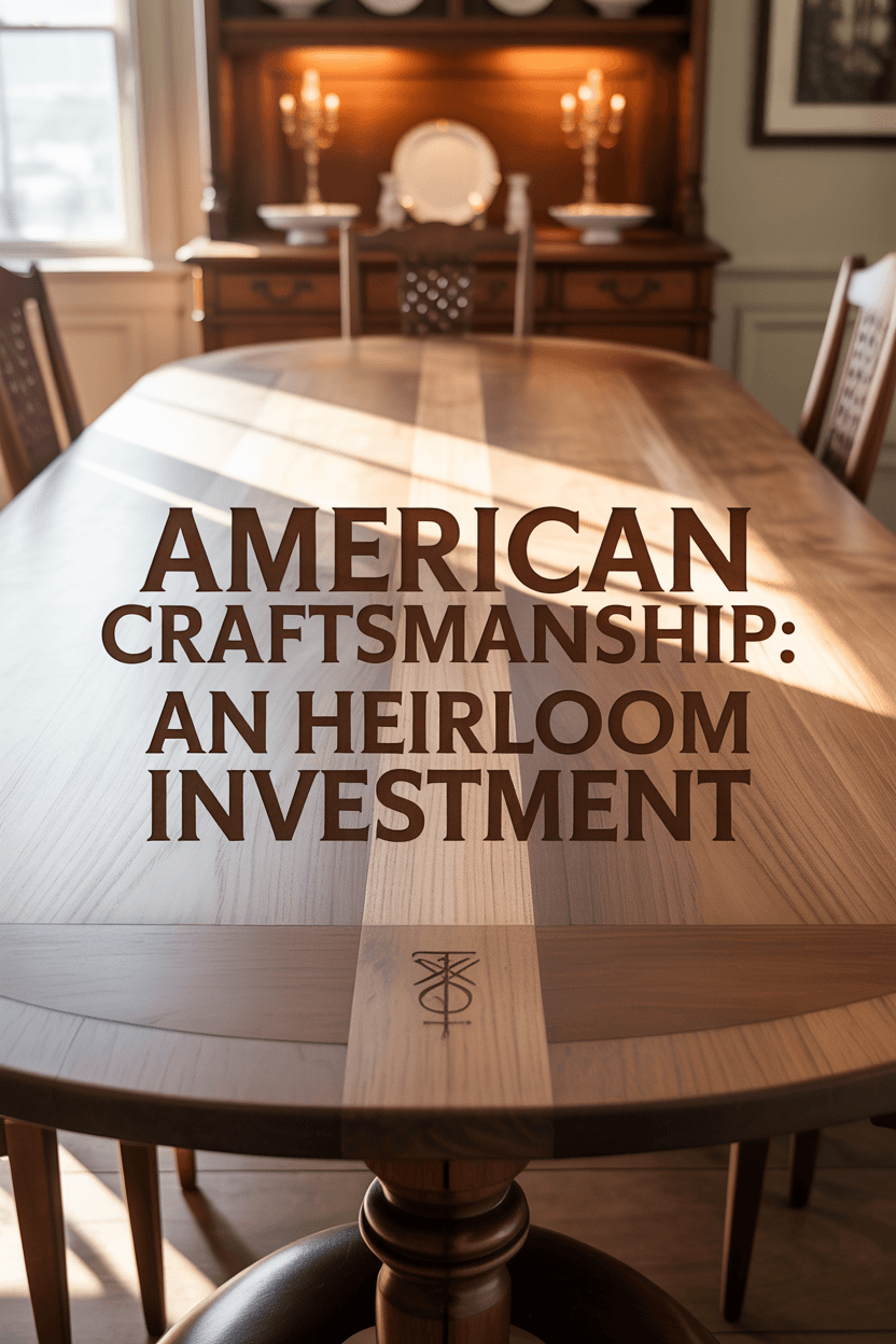 Why Invest in American Made Dining Room Sets?