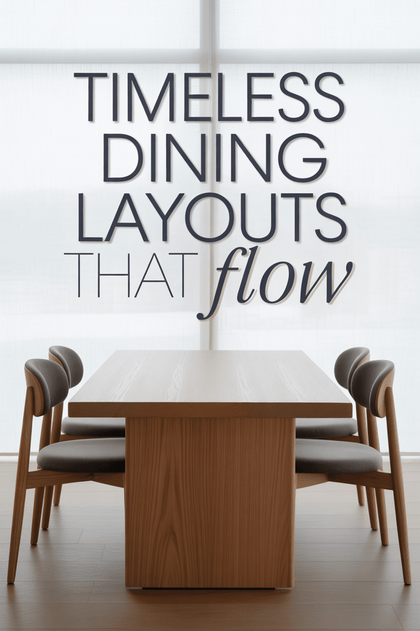 Choosing Your Blueprint: Classic Dining Room Layouts Explained