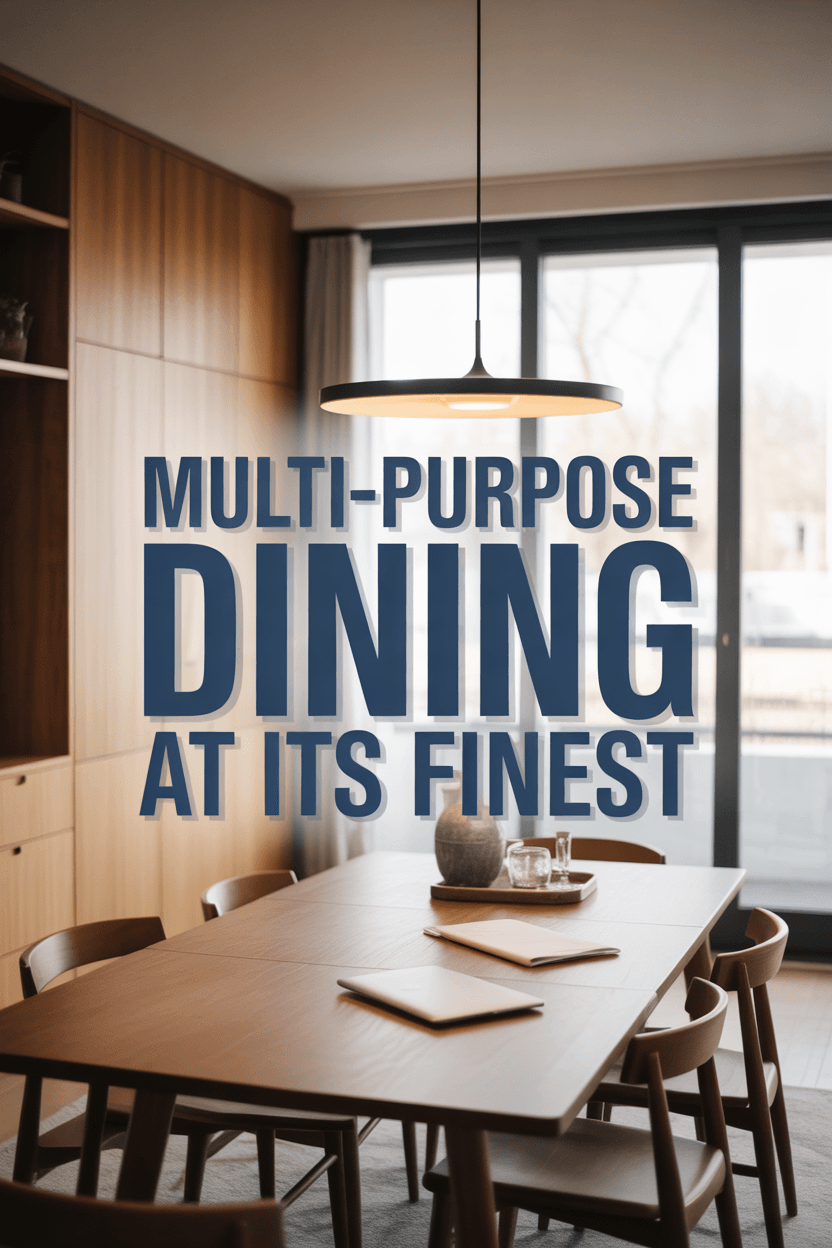 Creating Multi-Purpose Dining Spaces