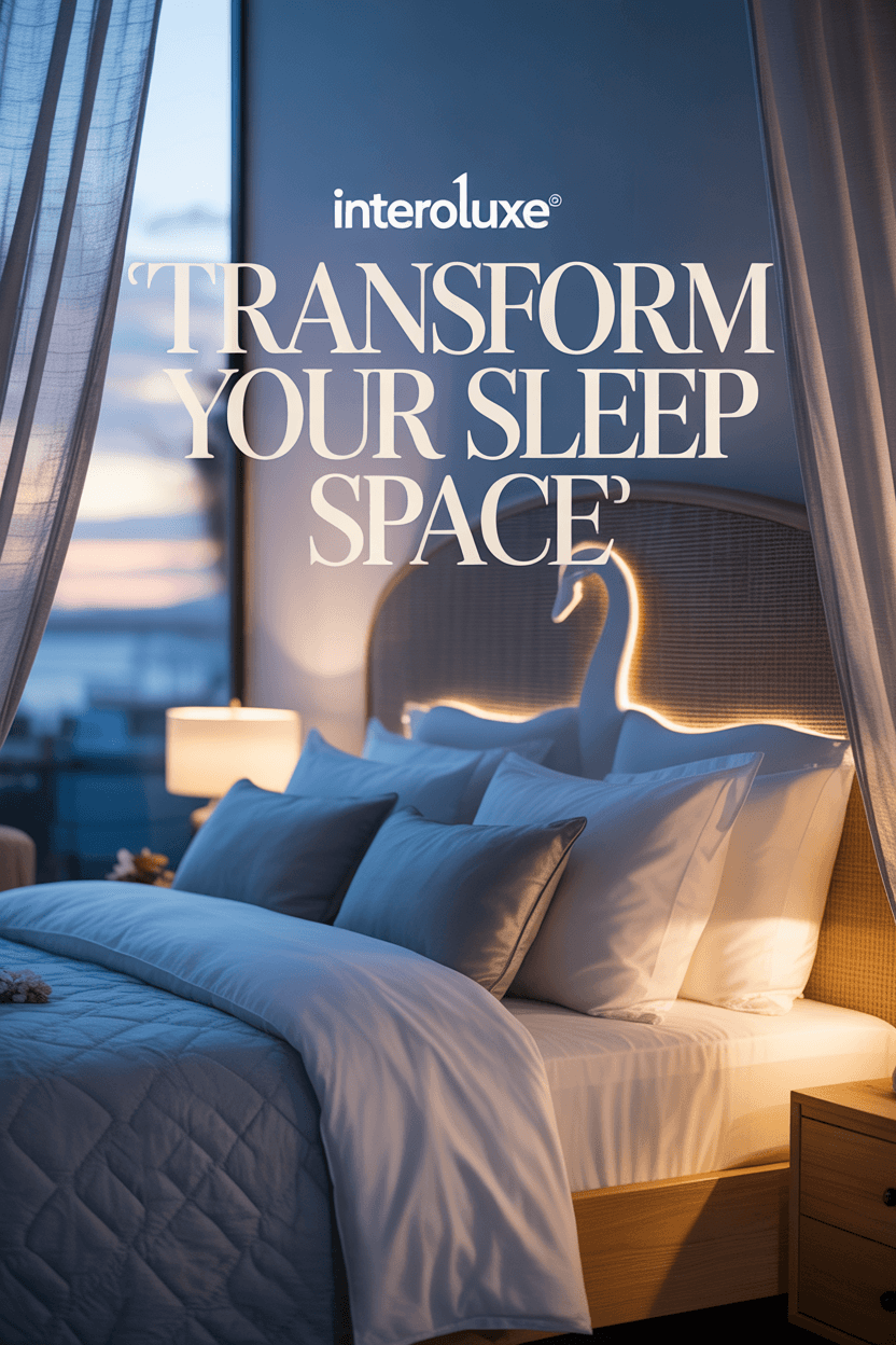 Interoluxe Swan Bed Decoration: Turn Your Bedroom into a Serene Sanctuary