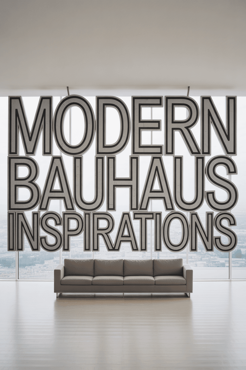 Modern Interpretations of Bauhaus Interior Design
