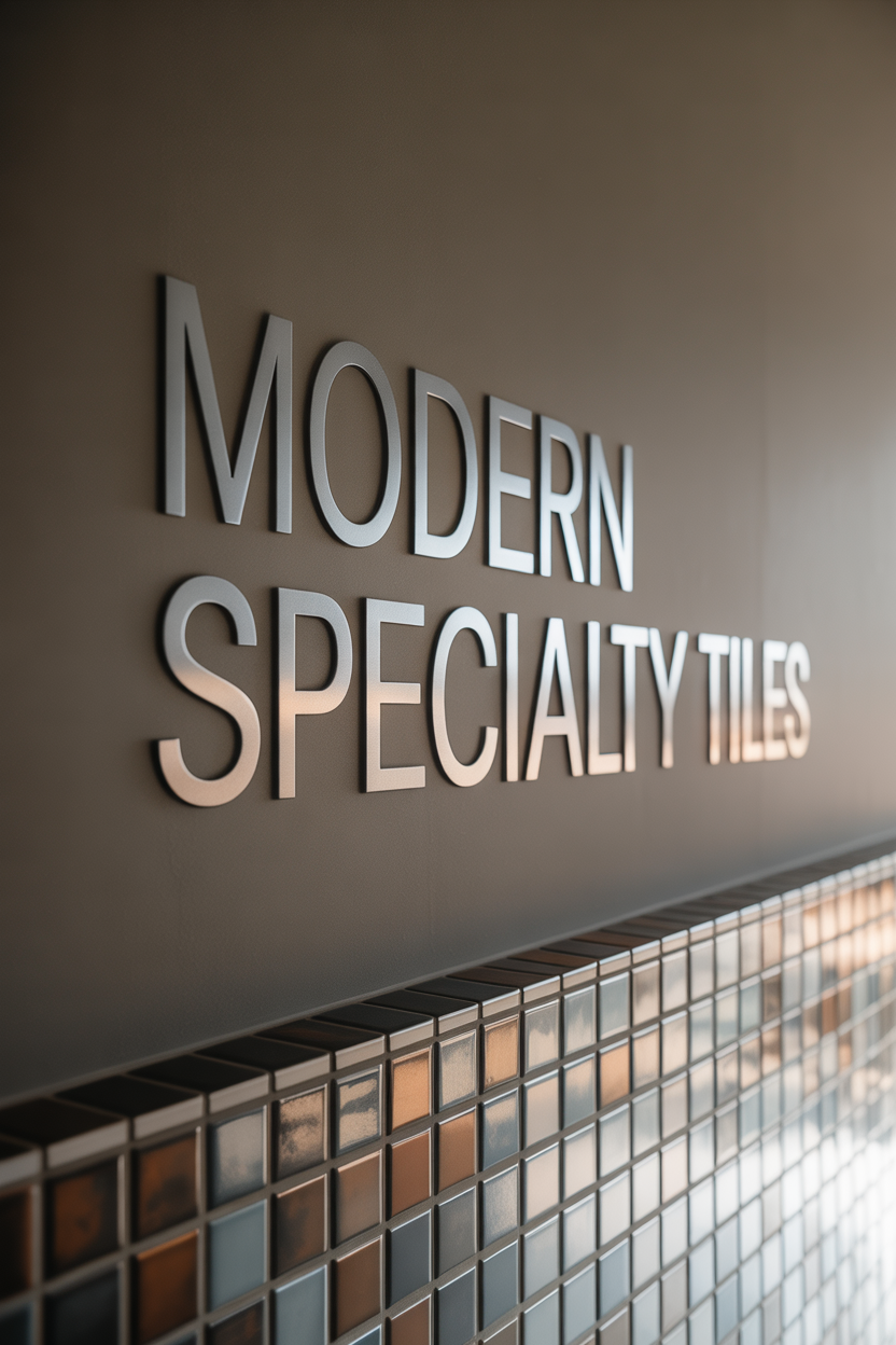   Modern Specialty Tiles: From Glass to Industrial Metals