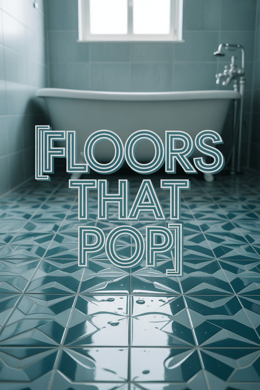 Bathroom flooring ideas that really work 10 Patterned Tiles: Creating Visual Interest