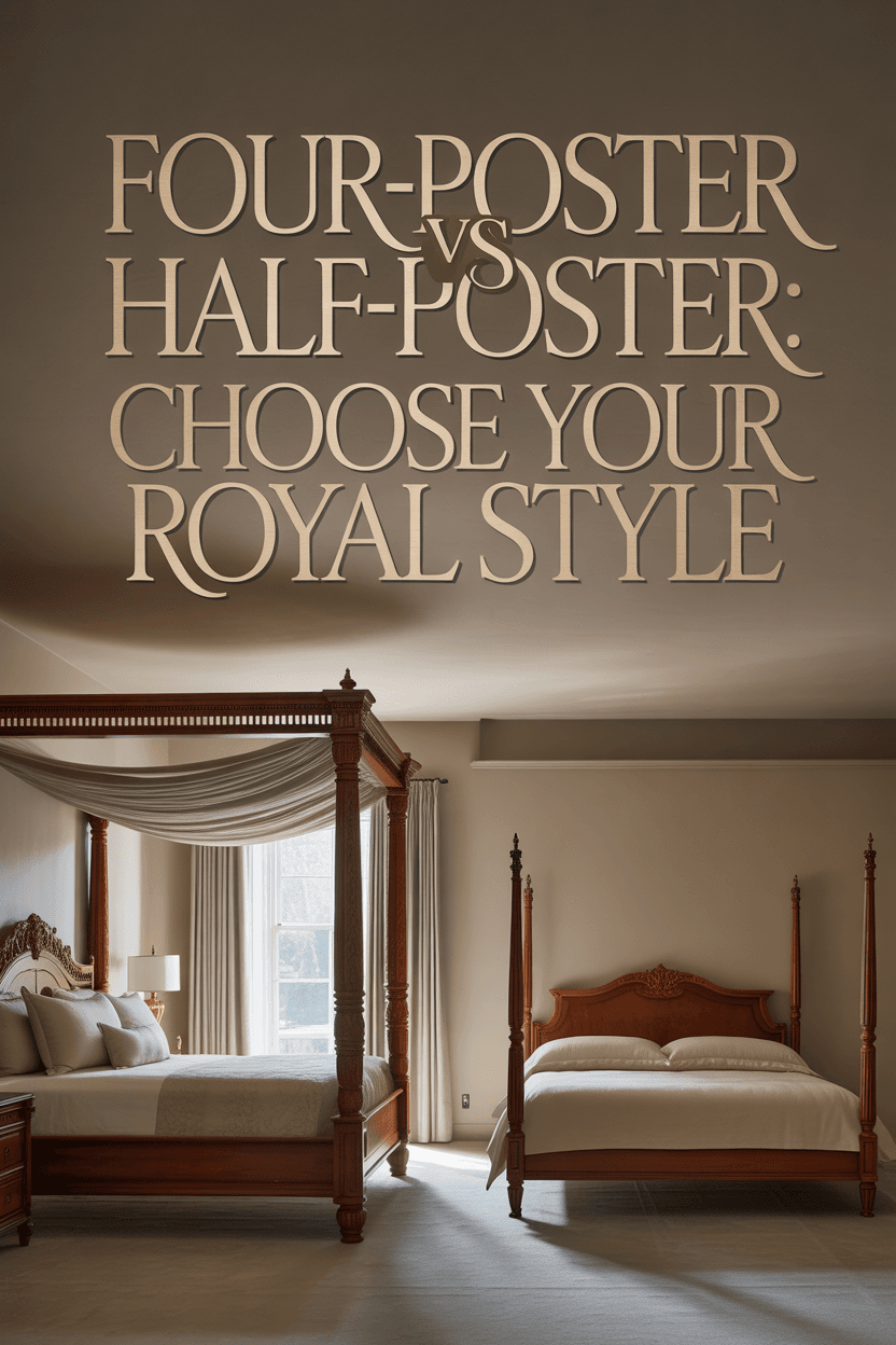 How Can You Style a Canopy on a Poster Bed?