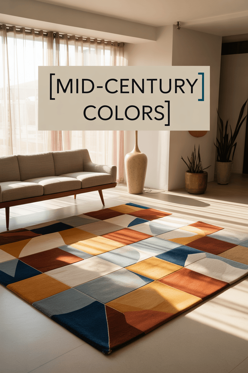 How to Use the Mid-Century Color Palette