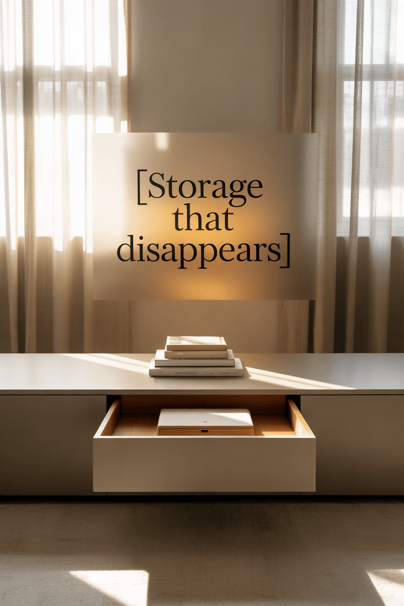 How to Keep Your Living Room Tidy with Smart Storage
