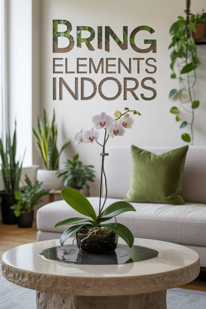 How to Use Plants and Natural Items to Create a Calm Space