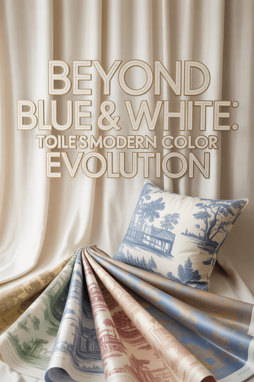 How Has Toile Evolved Beyond Pastoral Scenes?