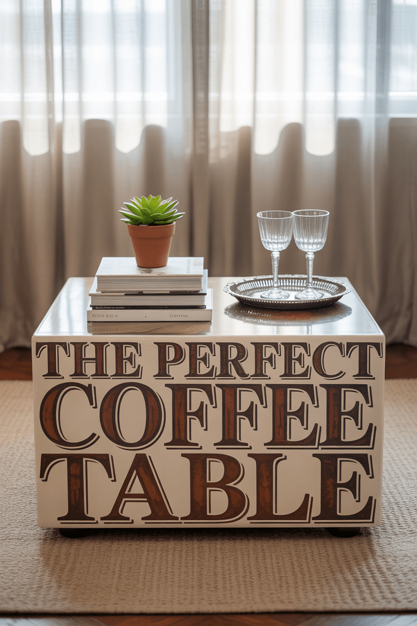 The Coffee Table: Anchoring Your Seating Area