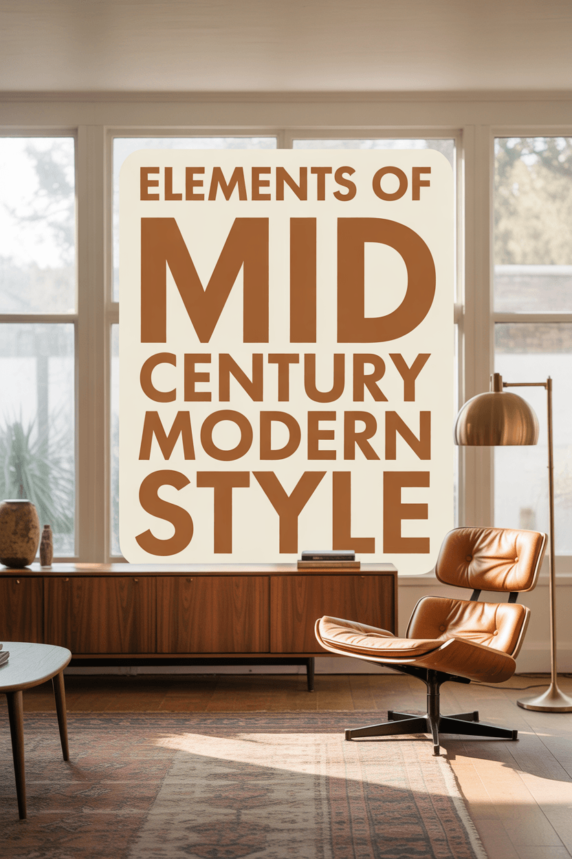 How to Build Your Mid-Century Modern Living Room Set