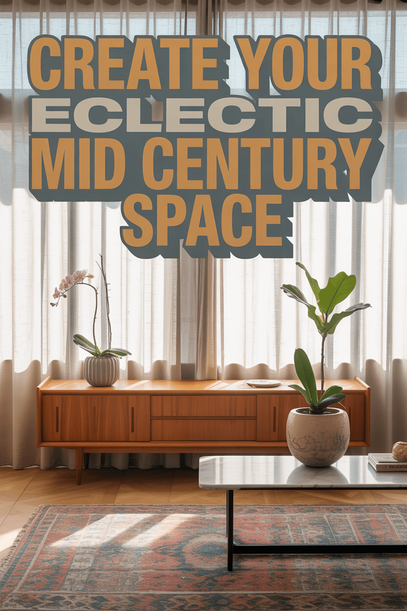 Creating an Eclectic Mid Century Look