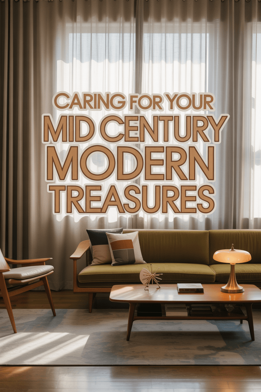 Maintaining Your Mid Century Treasures