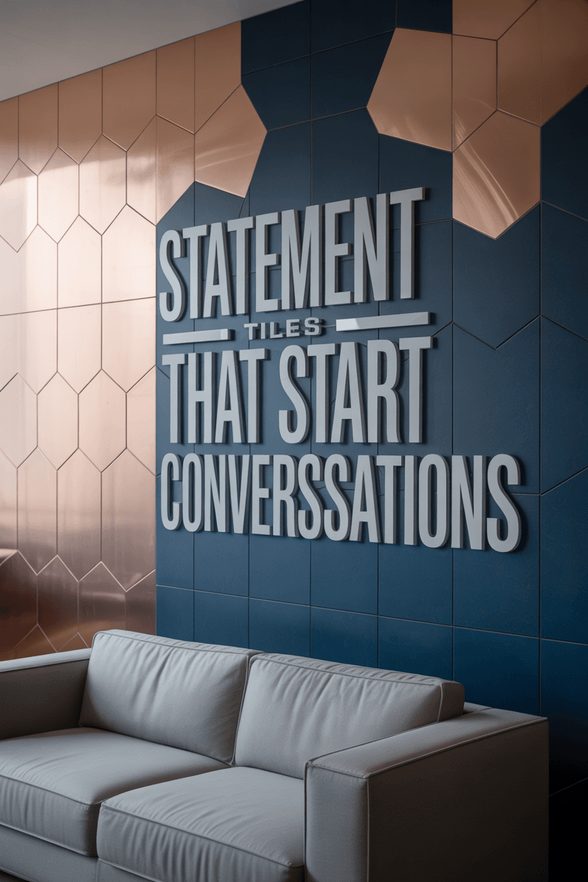 Statement Tile Features That Become Conversation Pieces