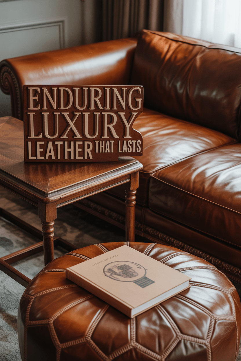 The Enduring Allure of a Coordinated Leather Living Room