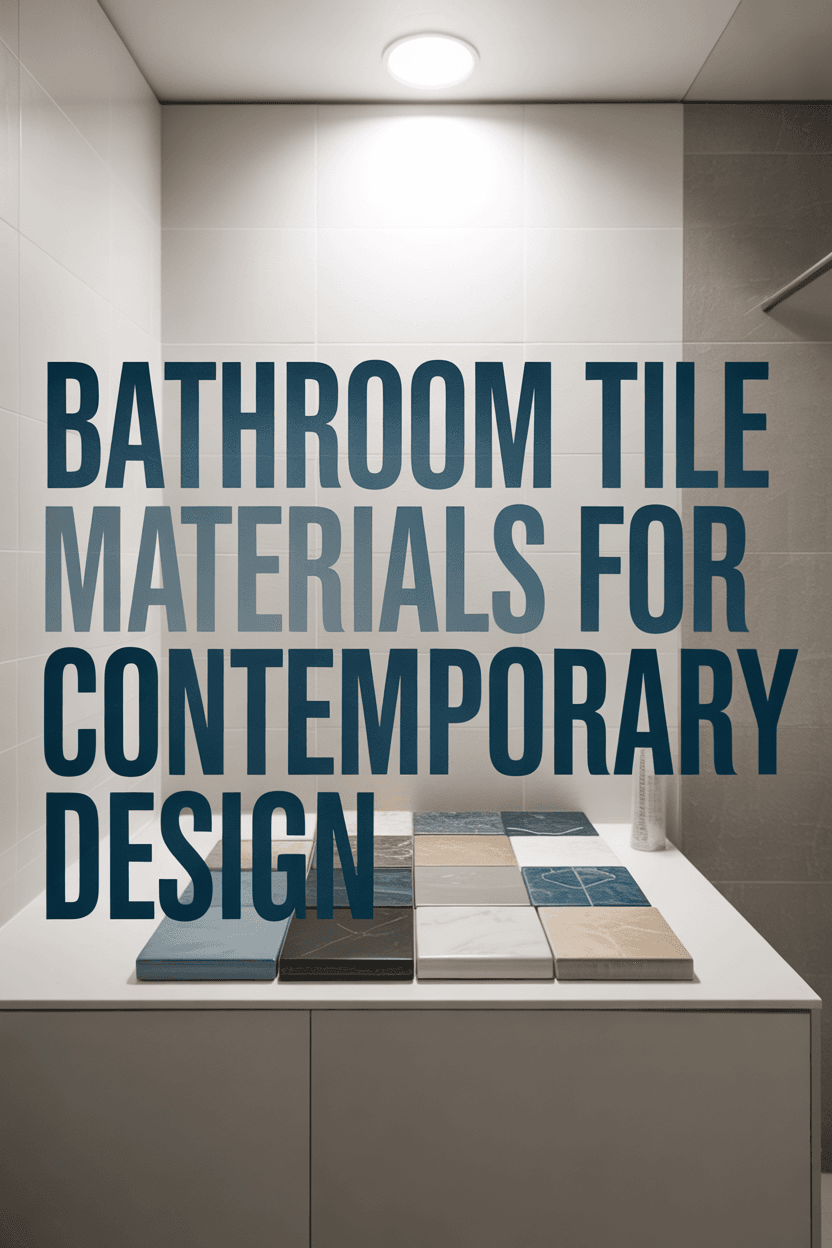 Why Is Contemporary Tile a Smart Choice for Your Bathroom?