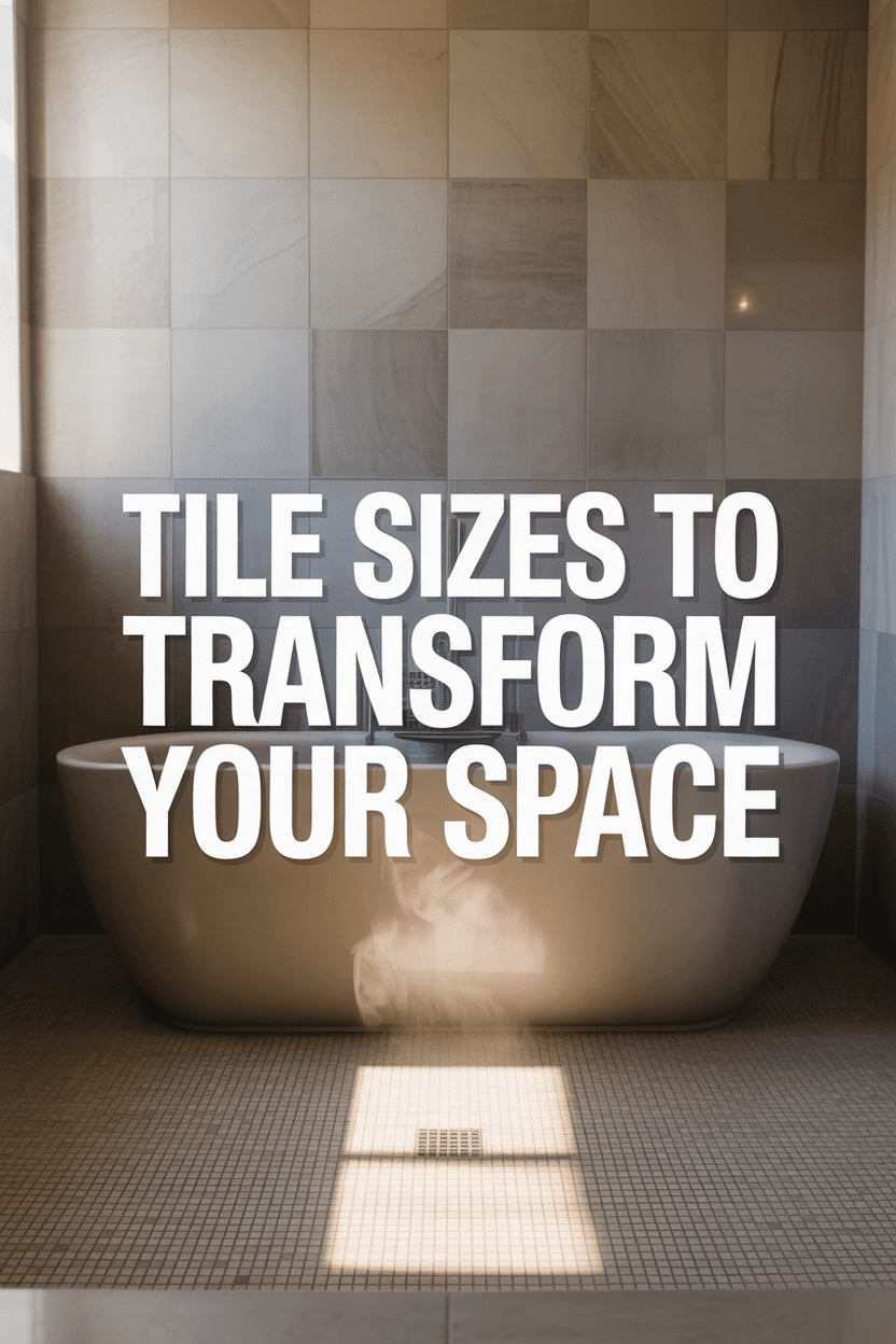 How Does Tile Size Affect Your Bathroom's Feel?