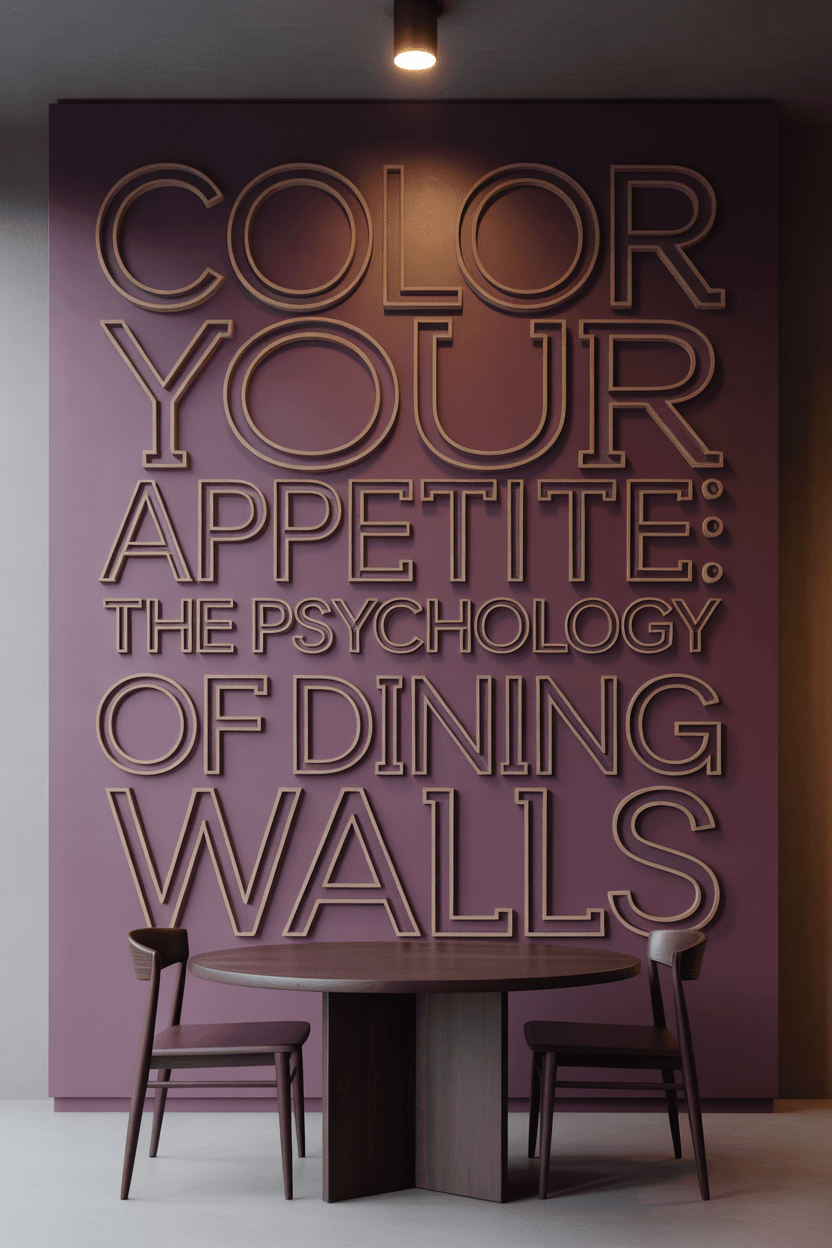 How to Use Color to Set the Perfect Dining Room Mood