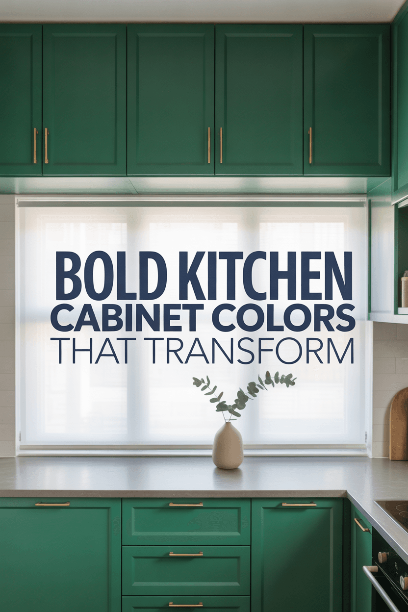 Transform Your Kitchen: 11 Cabinet Colors That Make a Statement