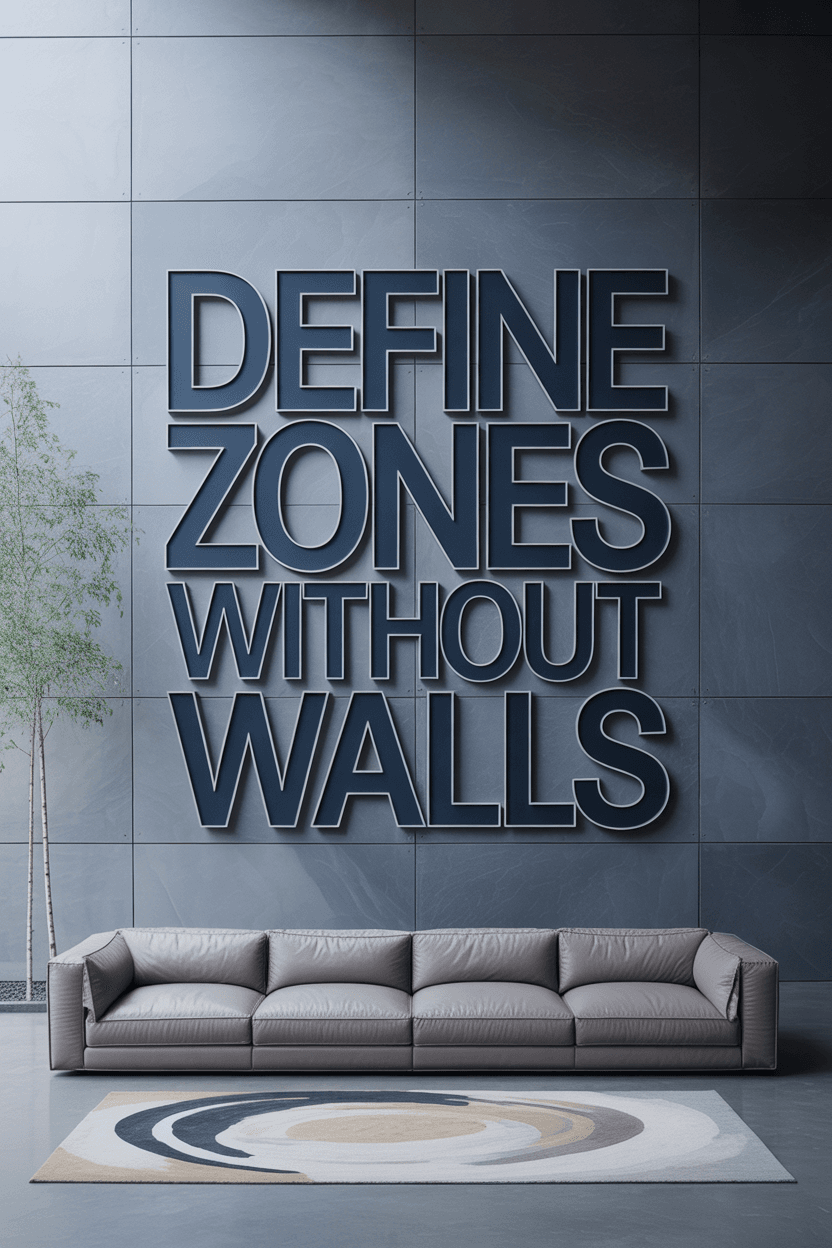 How Should I Use Rugs to Define a Modern Space?