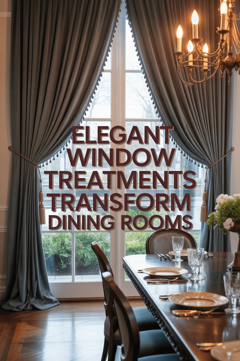Dress Windows with Elegant Drapery
