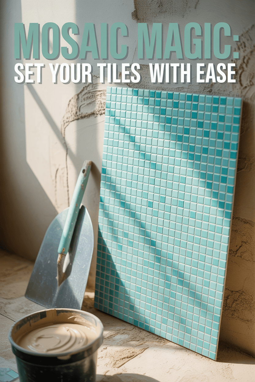 A Step-by-Step Guide to Setting Mosaic Tile Sheets