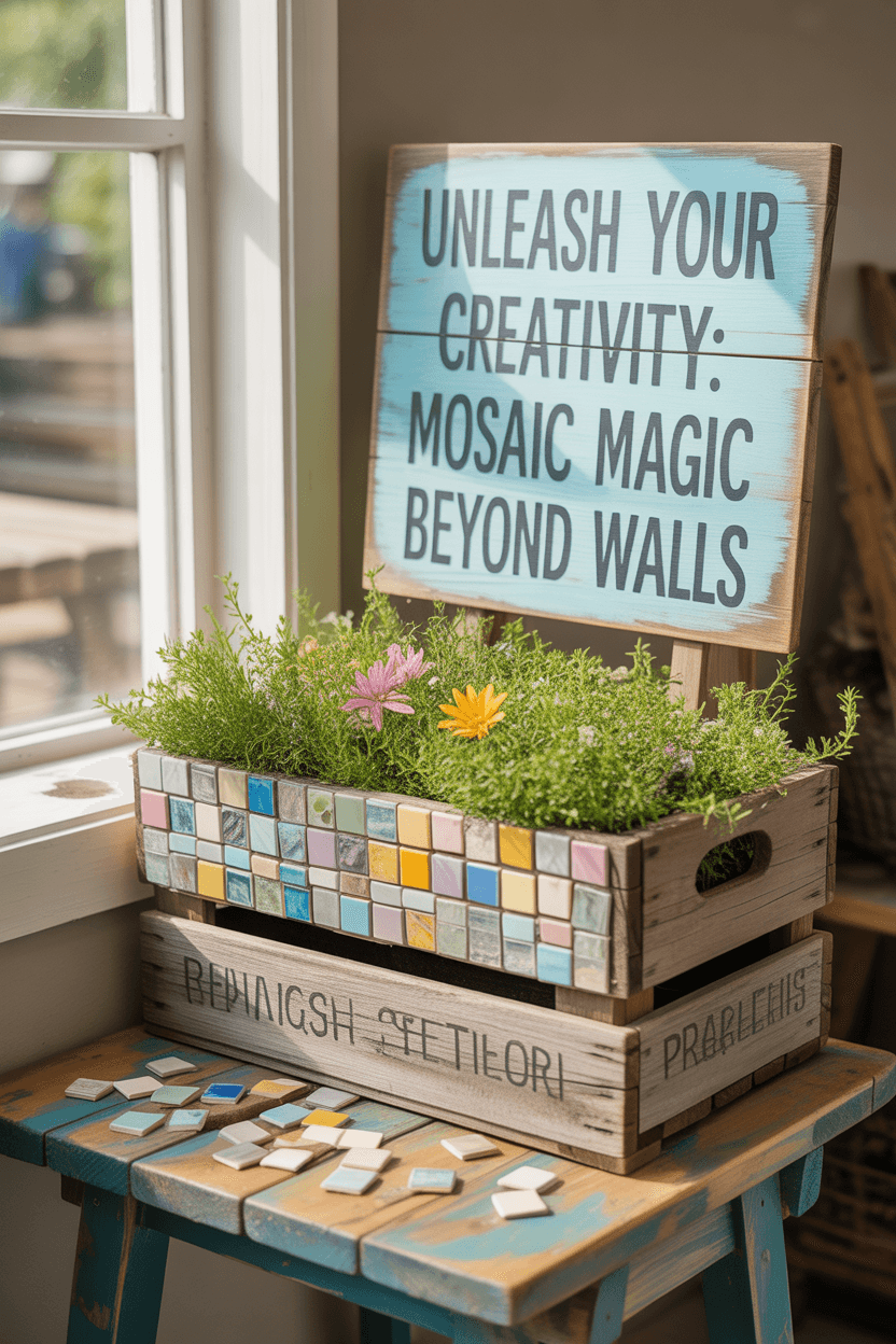 Beyond Walls and Floors: Creative DIY Mosaic Projects