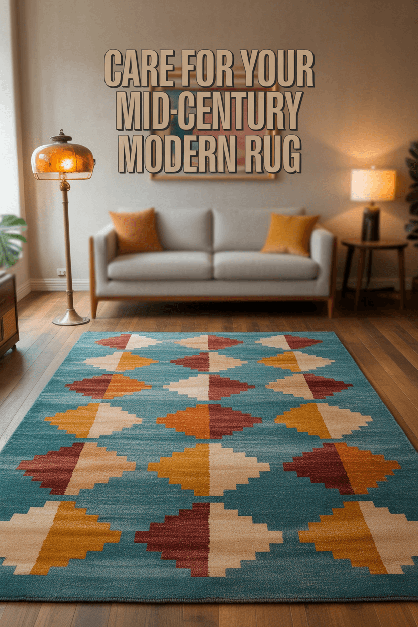 How to Care For Your Mid-Century Modern Rug