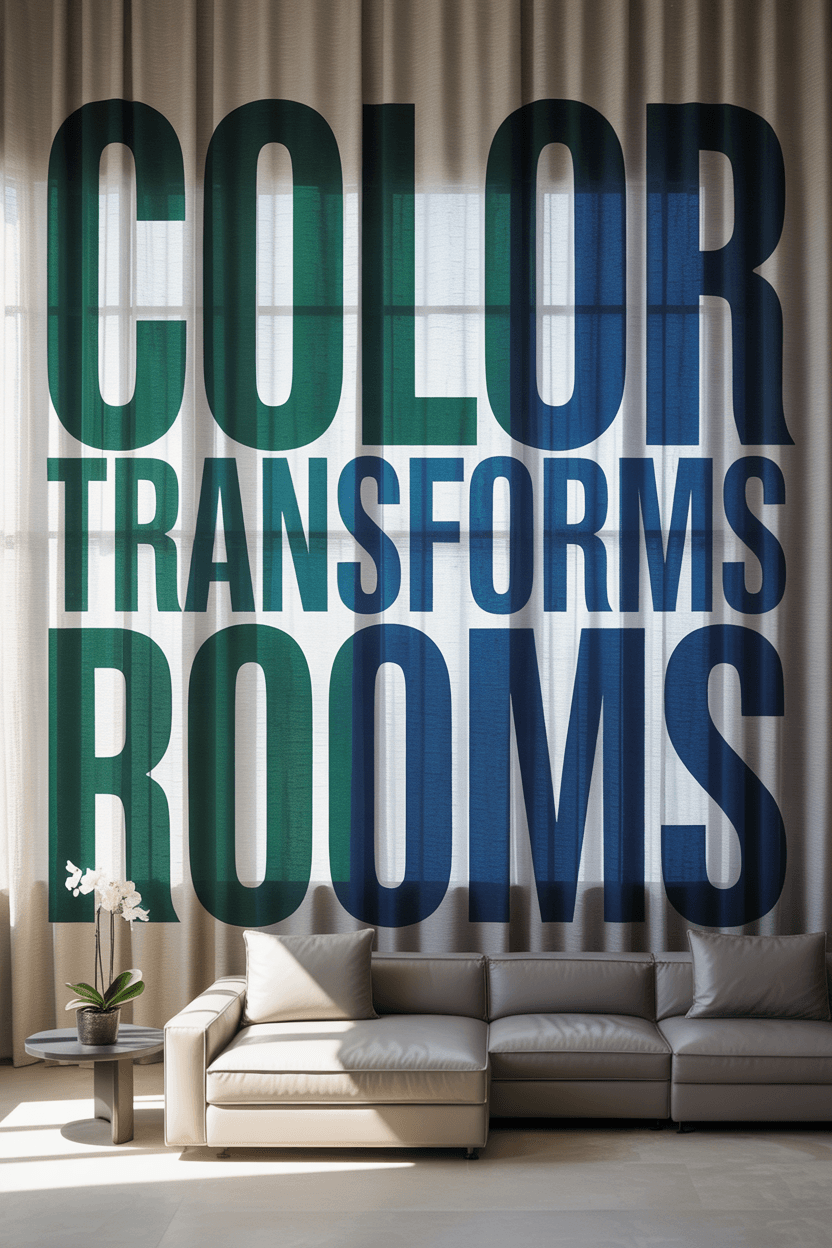 How to Select the Perfect Wall for Your Accent Color