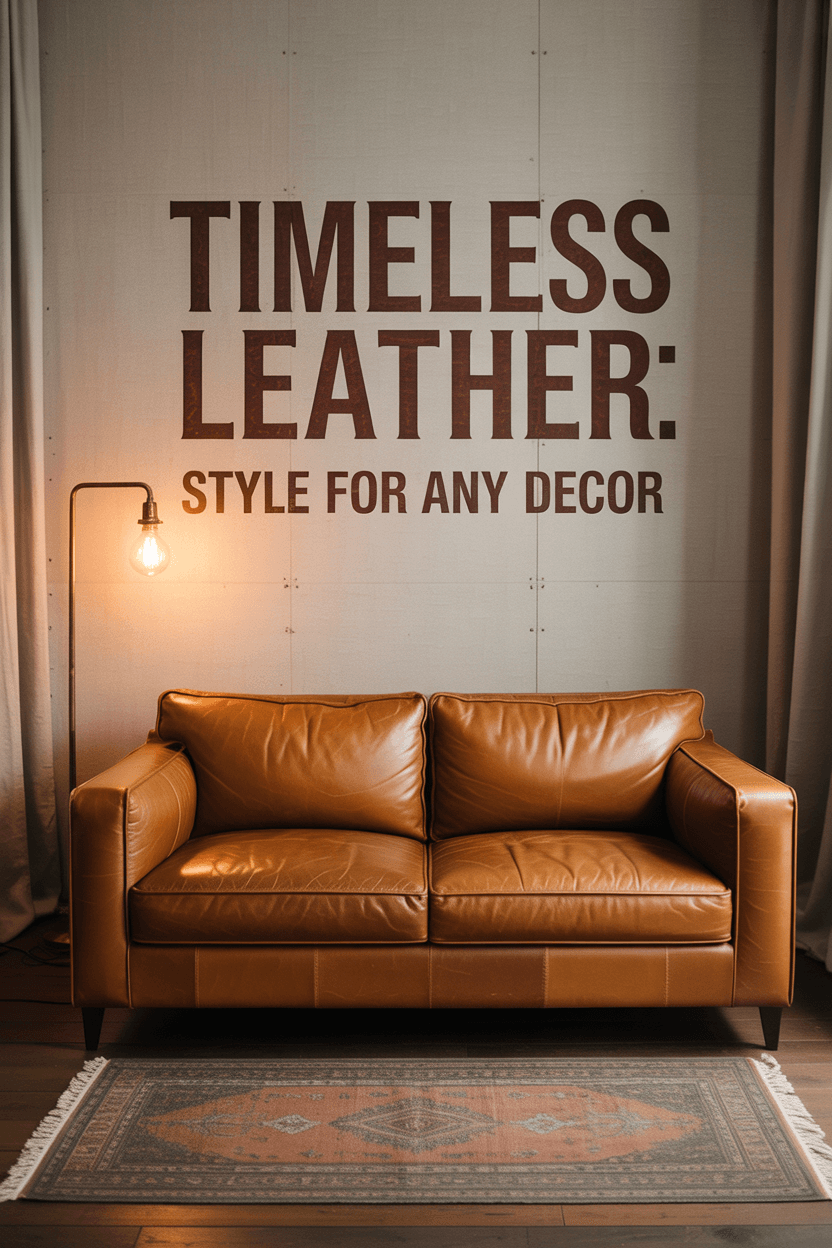How to Style Your Leather Set for Any Decor