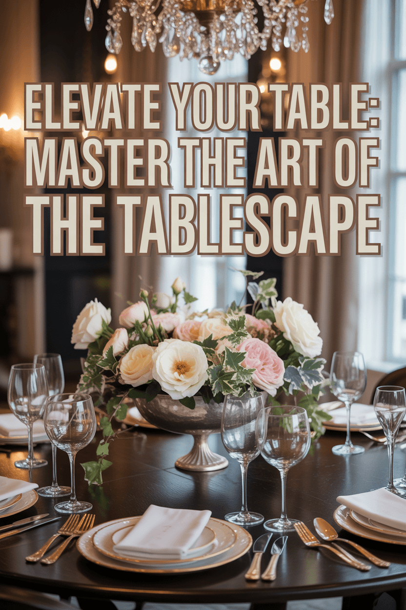 Master the Art of the Tablescape