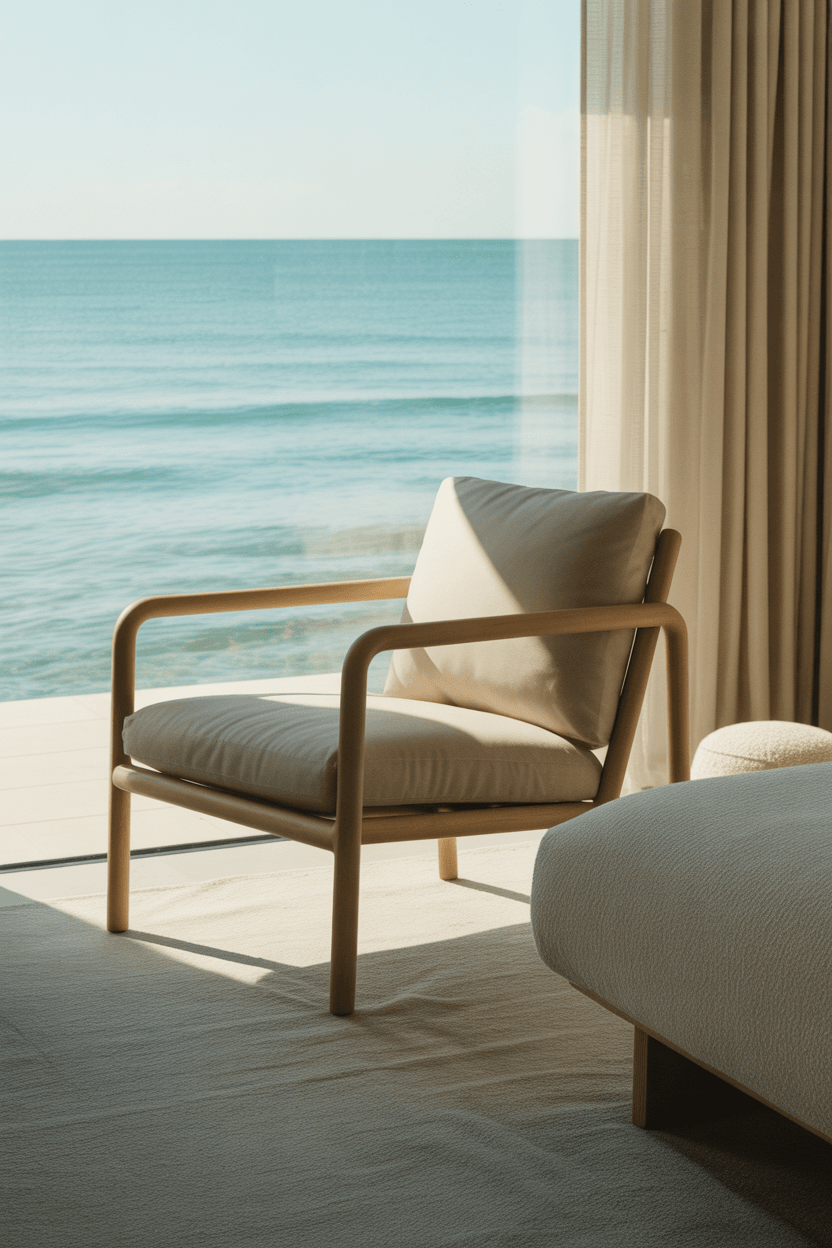 Modern Simplicity: The Ikea Havsten & CB2 Lounger