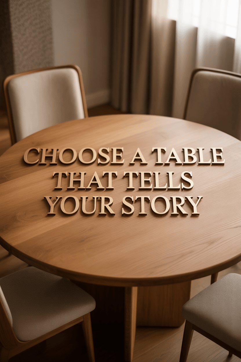 Start with the Star: How to Choose the Perfect Dining Table