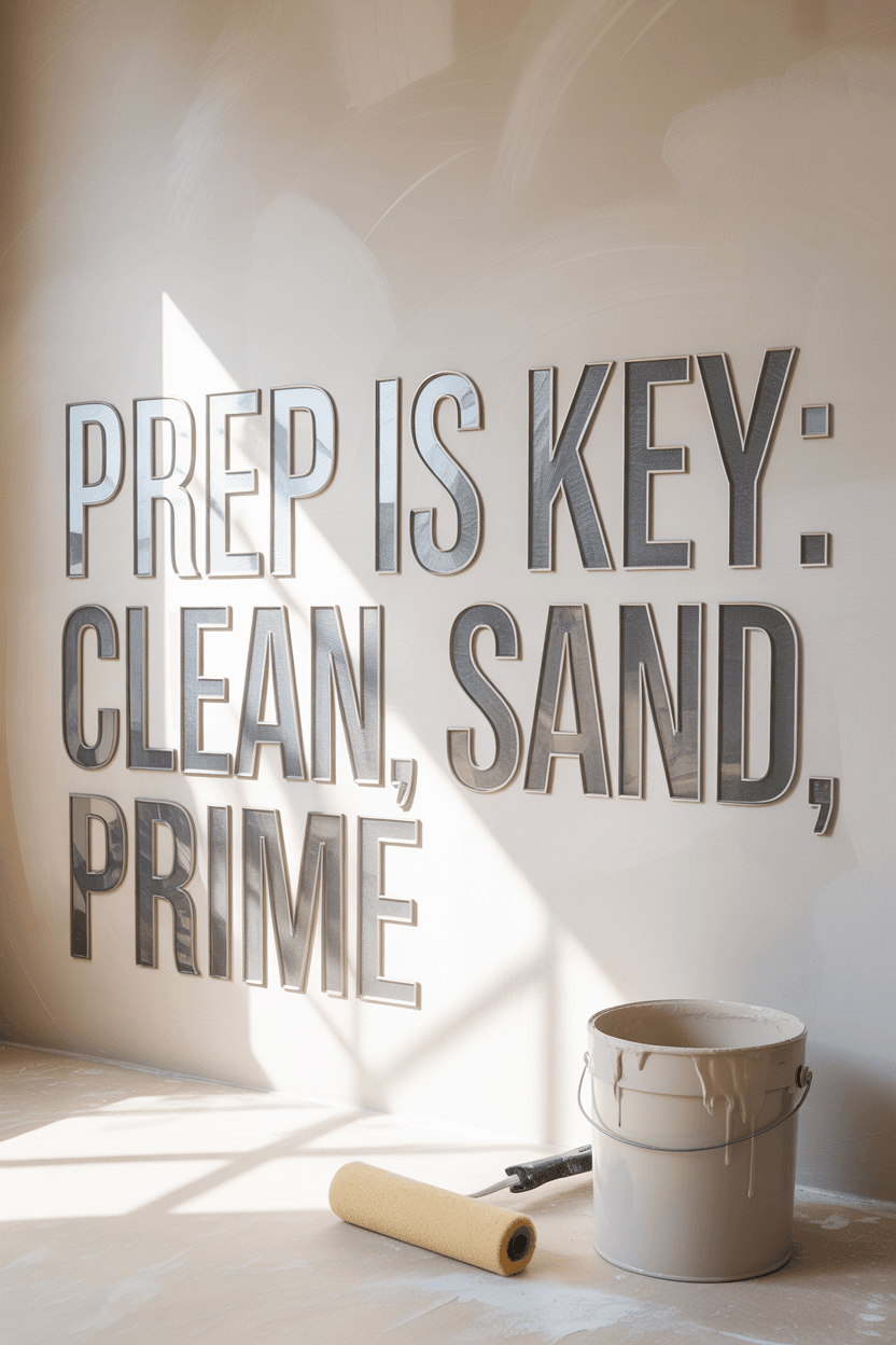 The Foundation of a Flawless Finish: Preparation