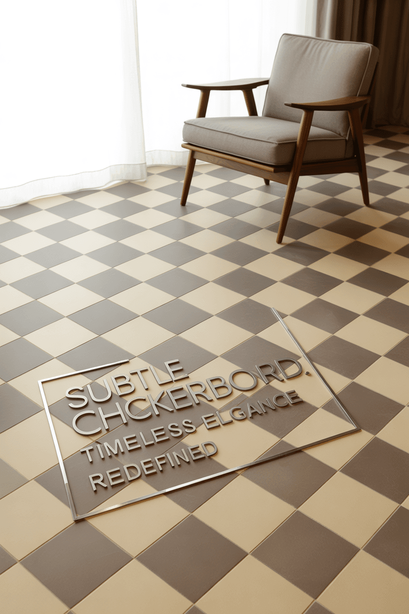 The Reimagined Checkerboard: A Sophisticated, Modern Classic