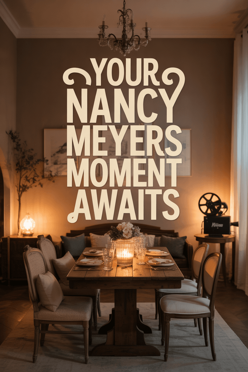 Your Turn in the Spotlight: Your Nancy Meyers Moment Awaits