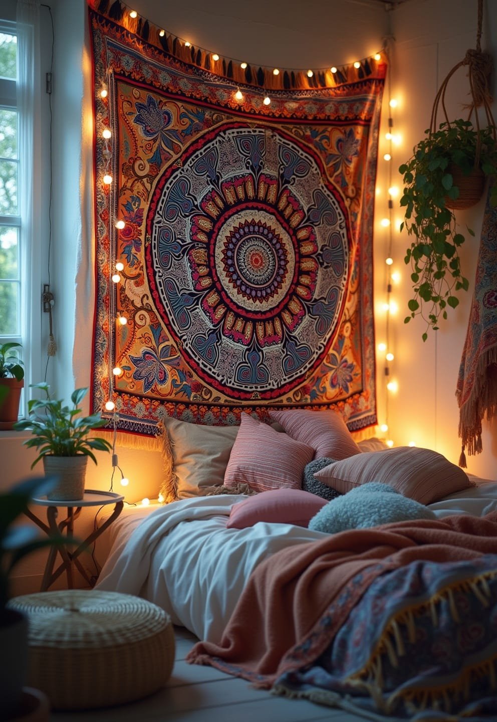 15 cozy bedroom aesthetic ideas (transform your space) 8 6) Rattan Pendant Light