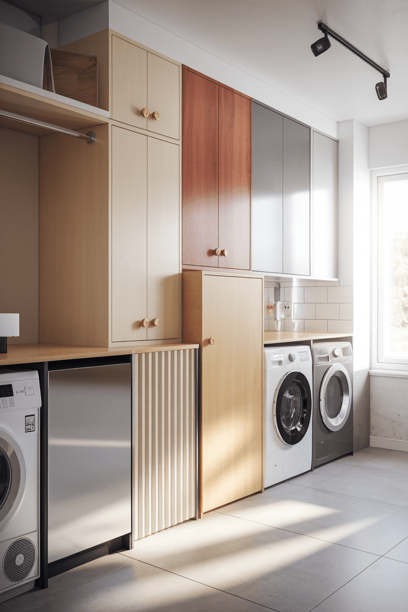 4) Opt For Cabinets With Doors To Keep The Clutter Out Of Sight