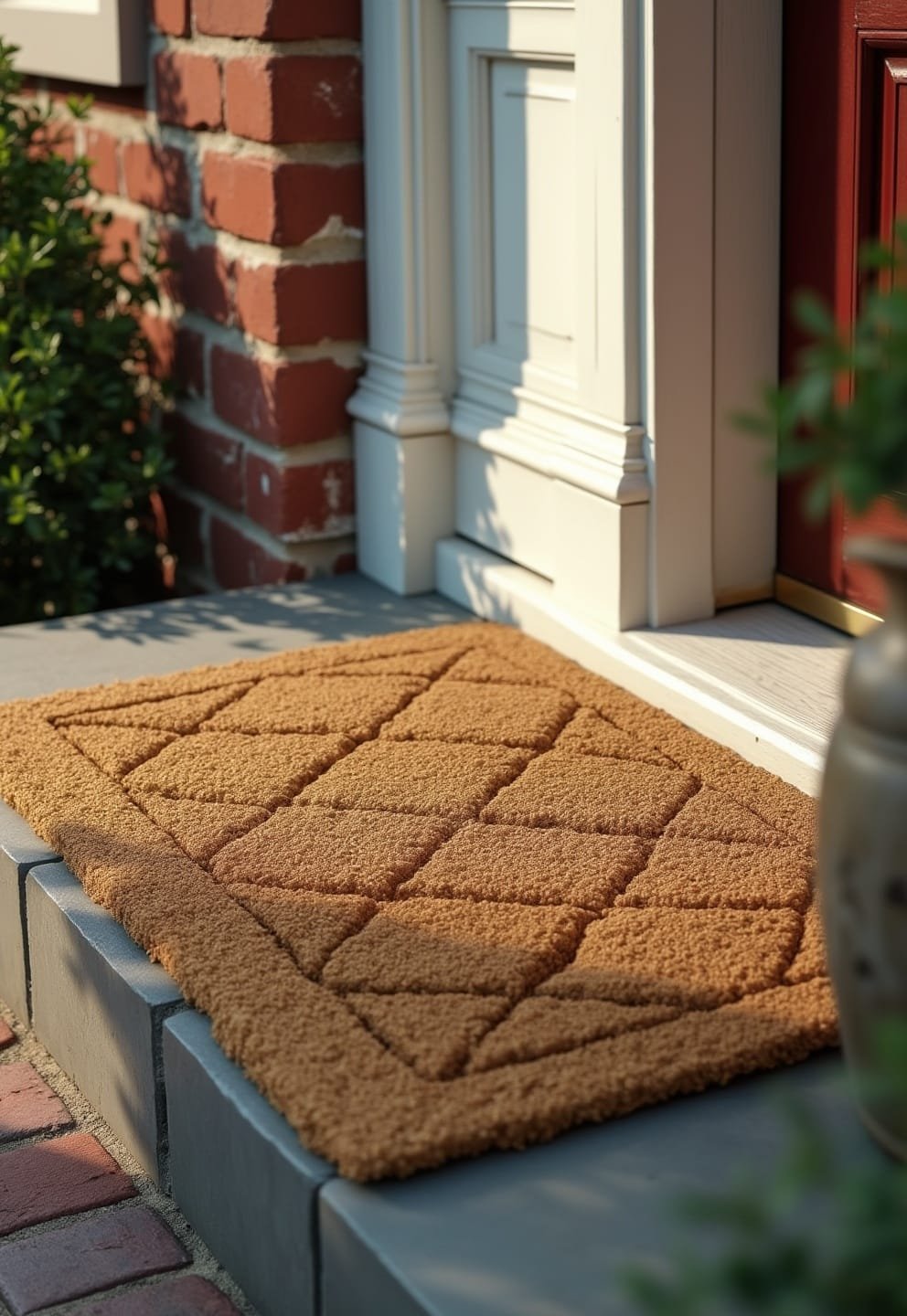 7 american colonial entryway ideas (timeless home design) 3 2) Colonial-style Doormat