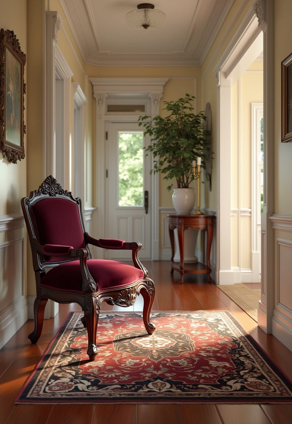 7 american colonial entryway ideas (timeless home design) 6 5) Chippendale Armchair