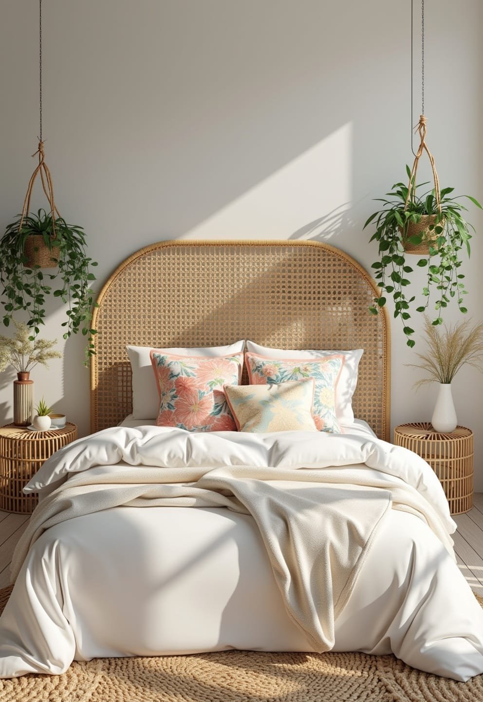 9) Botanical Print Curtains